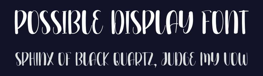 Possible Display Font by inermediaSTUDIO — Display Font — thumbnail 2