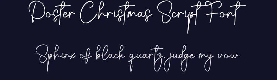 Poster Christmas Script Font by creativeletter — Script Handwritten Font — thumbnail 2