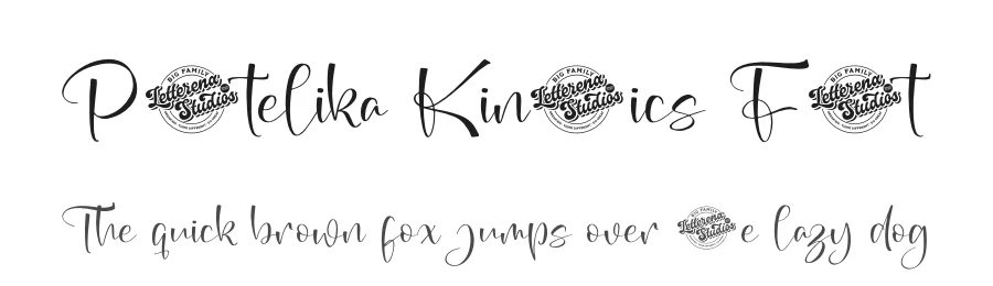 Pottelika Kinetics Font by letterenastudios — Script Handwritten Font