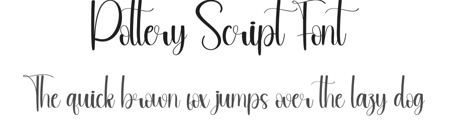 Pottery Script Font by andikastudio — Script Handwritten Font