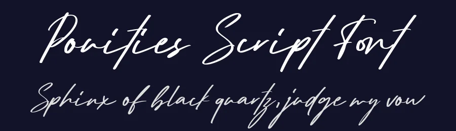 Pouities Script Font by Bartama Graphic — Script Handwritten Font — thumbnail 2