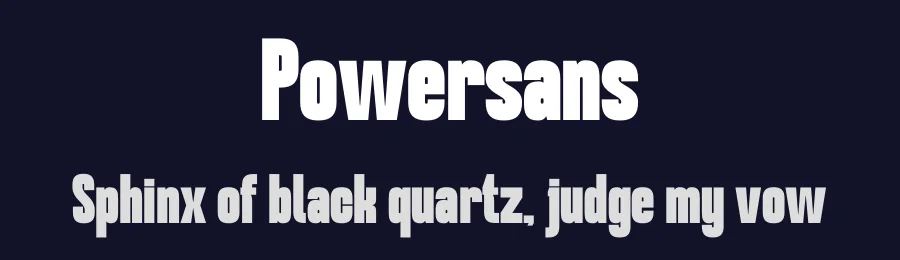 Powersans by Funtype — Decorative Font — thumbnail 2