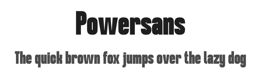 Powersans by Funtype — Decorative Font