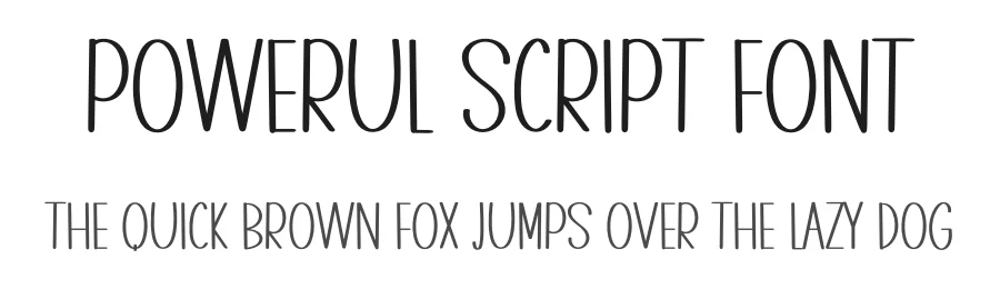Powerul Script Font by inermediaSTUDIO — Display Font