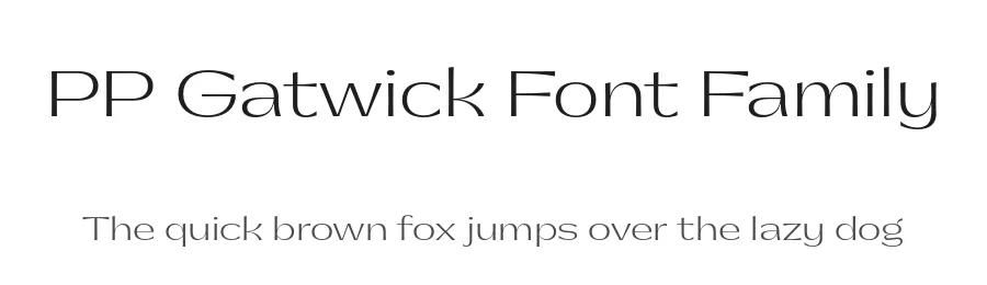 PP Gatwick Font Family by Pangram Pangram — Decorative Font