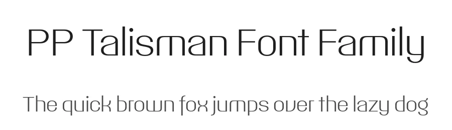 PP Talisman Font Family by Pangram Pangram — Decorative Font