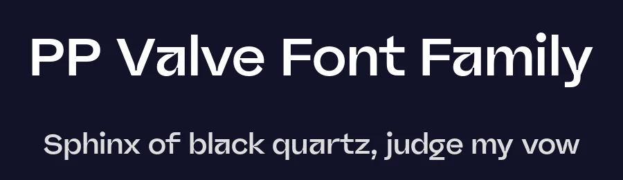 PP Valve Font Family by Pangram Pangram — Decorative Font — thumbnail 2