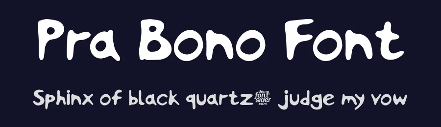 Pra Bono Font by fontsider — Script Handwritten Font — thumbnail 2