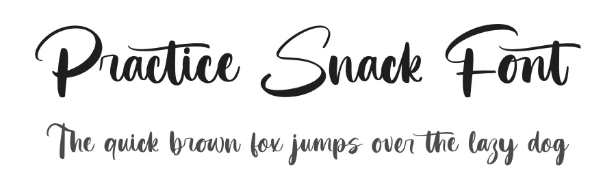 Practice Snack Font by letterenastudios — Script Handwritten Font