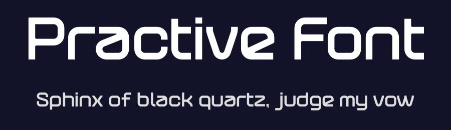 Practive Font by sentype — Display Font — thumbnail 2