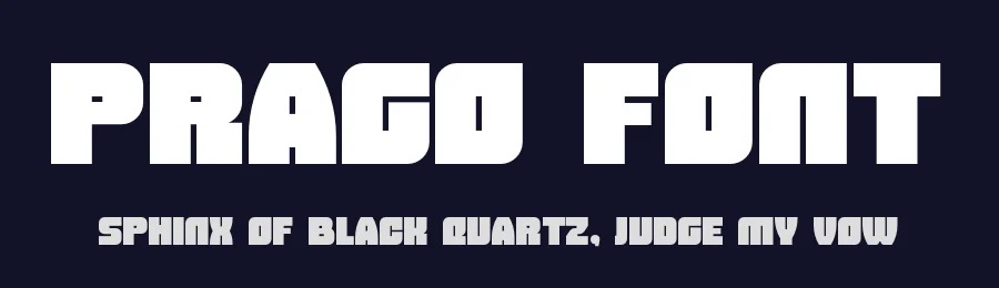Prago Font by roomspace.cl — Display Font — thumbnail 2