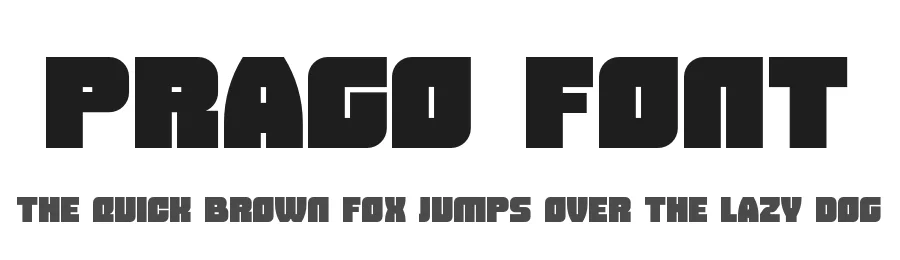 Prago Font by roomspace.cl — Display Font