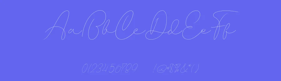 Prague Metronome Signature Font by 38.lineart — Script Handwritten Font — thumbnail 3