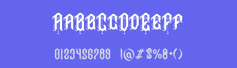 Prahesy Font by Dhabee — Blackletter Font — thumbnail 3