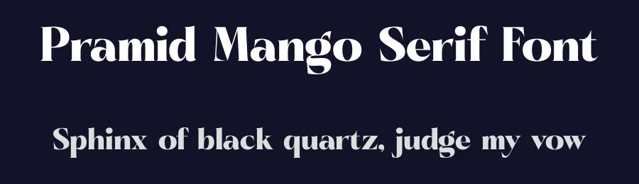 Pramid Mango Serif Font by timelesstype.co — Serif Font — thumbnail 2