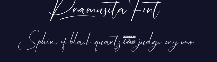 Pramusita Font by edricstudio — Script Handwritten Font — thumbnail 2