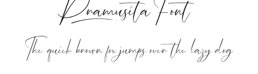 Pramusita Font by edricstudio — Script Handwritten Font
