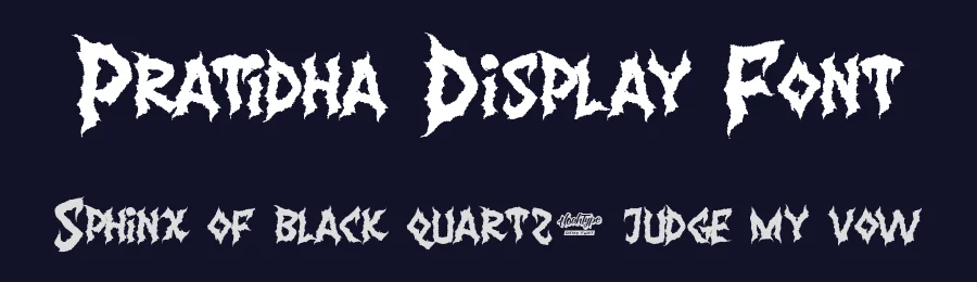 Pratidha Display Font by noahtype — Blackletter Font — thumbnail 2