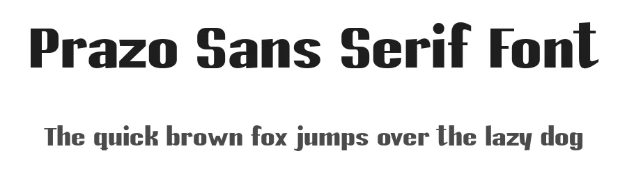 Prazo Sans Serif Font by Marco Antonio Ramirez Murga — Sans Serif Font