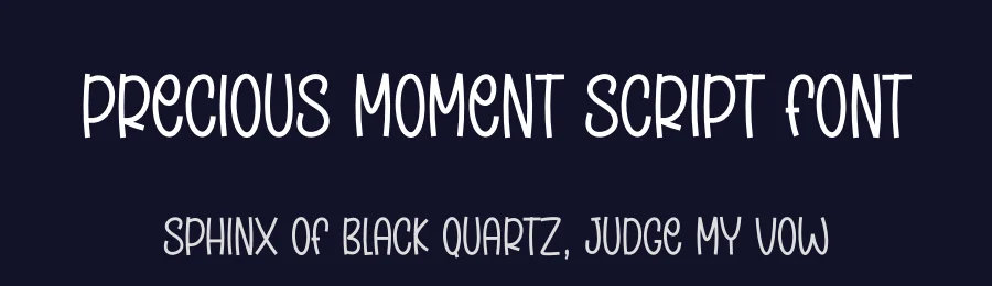 Precious Moment Script Font by creativeletter — Script Handwritten Font — thumbnail 2
