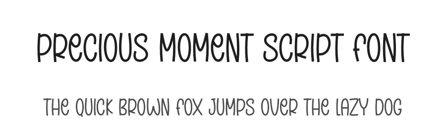 Precious Moment Script Font by creativeletter — Script Handwritten Font