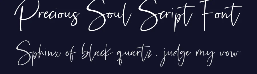 Precious Soul Script Font by fikryal — Script Handwritten Font — thumbnail 2