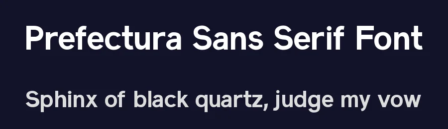 Prefectura Sans Serif Font by Ilya Zakharov — Sans Serif Font — thumbnail 2