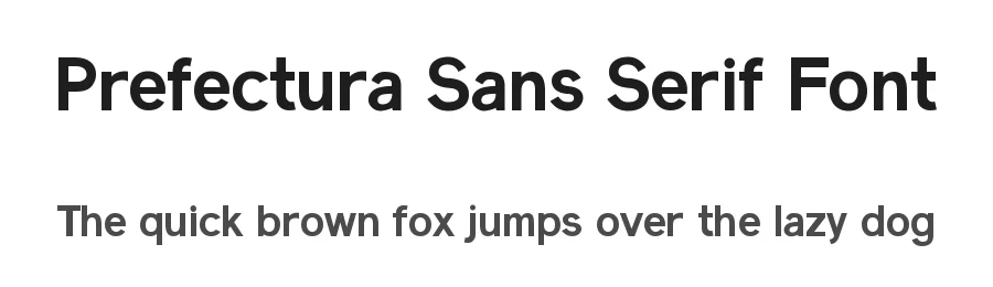 Prefectura Sans Serif Font by Ilya Zakharov — Sans Serif Font