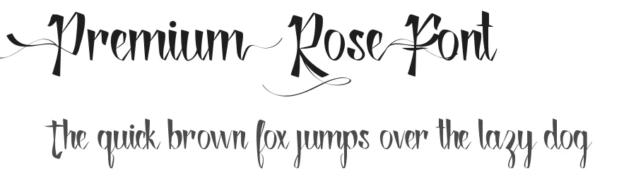 Premium Rose Font by RaisProject — Script Handwritten Font
