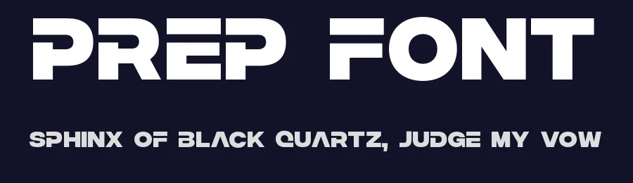 Prep Font by Vroz Studio — Sans Serif Font — thumbnail 2