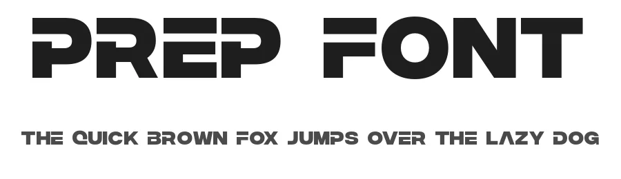 Prep Font by Vroz Studio — Sans Serif Font