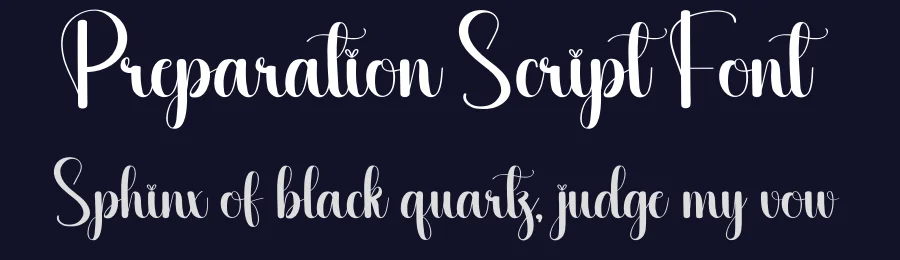 Preparation Script Font by creativeletter — Script Handwritten Font — thumbnail 2