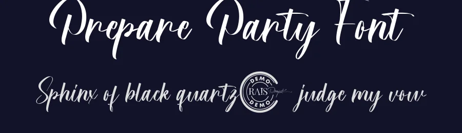 Prepare Party Font by RaisProject — Script Handwritten Font — thumbnail 2