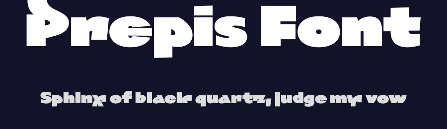 Prepis Font by Luboslav Boyanov — Display Font — thumbnail 2