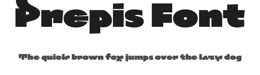 Prepis Font by Luboslav Boyanov — Display Font