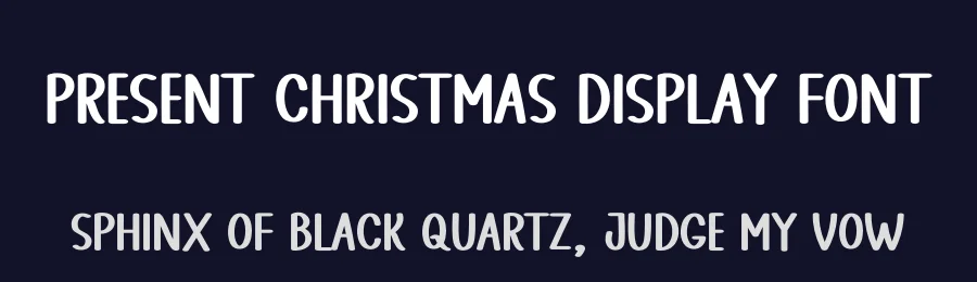 Present Christmas Display Font by andikastudio — Script Handwritten Font — thumbnail 2
