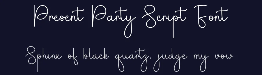 Present Party Script Font by andikastudio — Script Handwritten Font — thumbnail 2