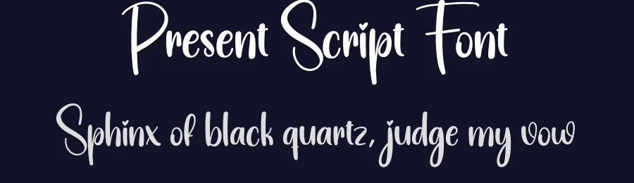 Present Script Font by creativeletter — Script Handwritten Font — thumbnail 2
