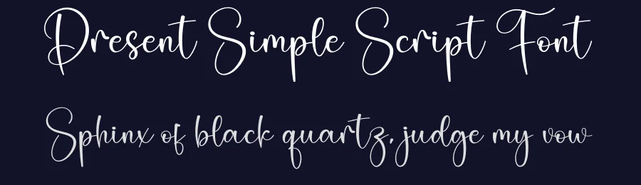 Present Simple Script Font by creativeletter — Script Handwritten Font — thumbnail 2