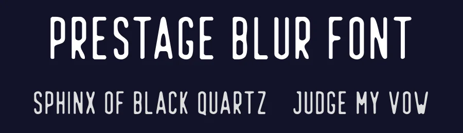 Prestage Blur Font by craftsupplyco — Sans Serif Font — thumbnail 2