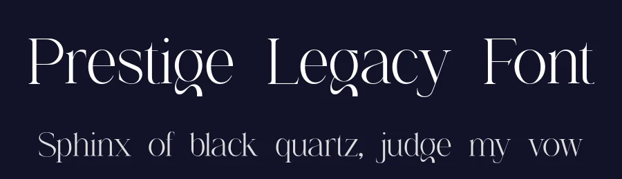 Prestige Legacy Font by UICreative — Serif Font — thumbnail 2