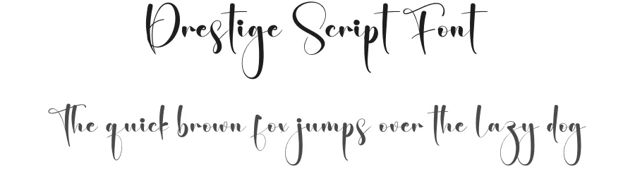 Prestige Script Font by creativeletter — Script Handwritten Font