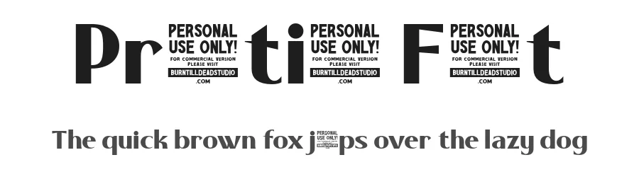 Prestion Font by burntilldead — Display Font