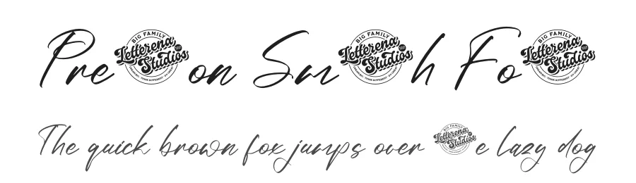 Preston Smith Font by letterenastudios — Script Handwritten Font