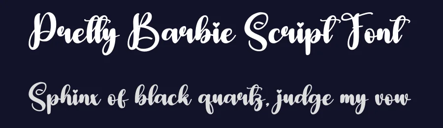 Pretty Barbie Script Font by andikastudio — Script Handwritten Font — thumbnail 2