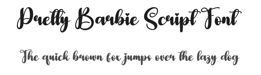 Pretty Barbie Script Font by andikastudio — Script Handwritten Font