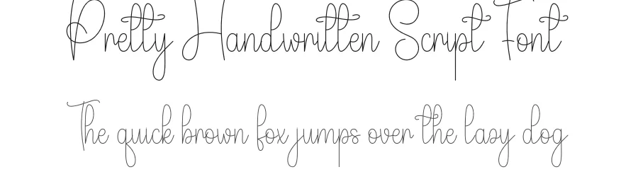 Pretty Handwritten Script Font by andikastudio — Script Handwritten Font