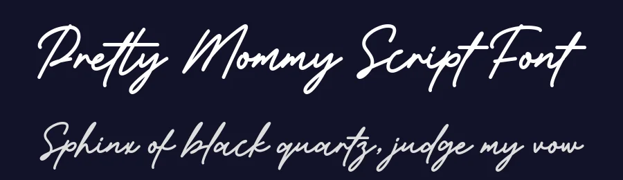 Pretty Mommy Script Font by keithzo — Script Handwritten Font — thumbnail 2