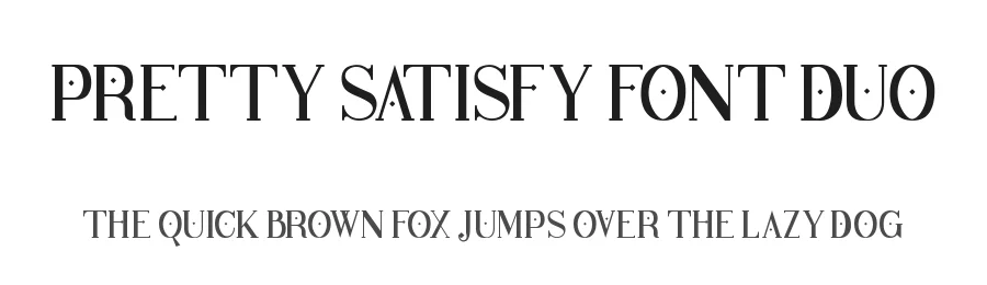 Pretty Satisfy Font Duo by PutraCetol Studio — Script Handwritten Font