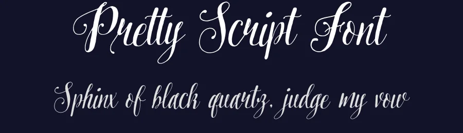 Pretty Script Font by Gfont — Script Handwritten Font — thumbnail 2